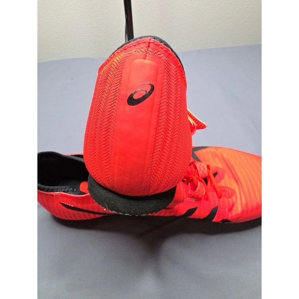Asics Long Jump Pro Track & Field Spikes Shoes 1093A032 Neon Orange Men's 11
